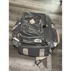 Vintage Eastpak Made in USA Backpack Extra Large 24in Travel Bag Gray Mens